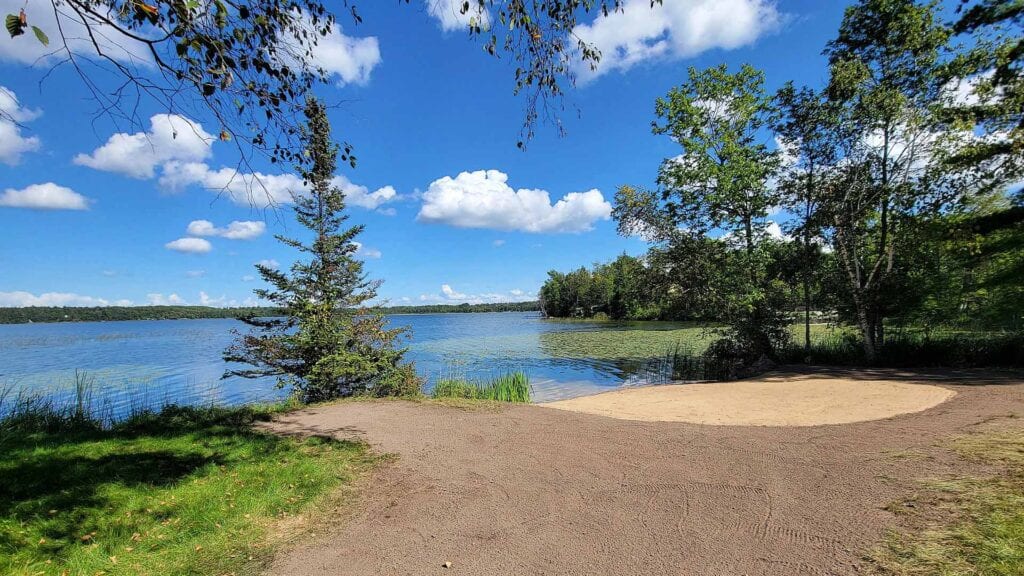 A&D Land Services lake access and boat landing project near Bemidji